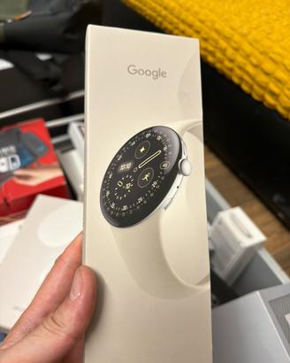 Google pixel watch 4 lte argento 45mm