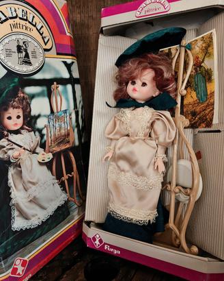 bambola doll furga isabella pittrice vintage 
