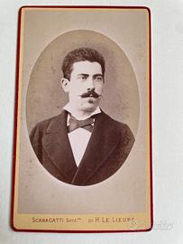Foto d'epoca ritratto d'uomo
