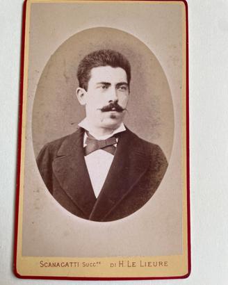 Foto d'epoca ritratto d'uomo
