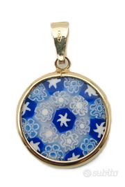 Pendente in oro 18kt e murrina; 165€ => 99€ (-40%)