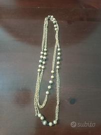 collana di bigiotteria vintage originale anni 80 
