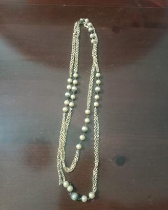 collana di bigiotteria vintage originale anni 80 