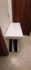 Console allungabile bianco frassino