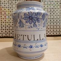 Albarello,vaso da Farmacia,vaso dipinto a mano
