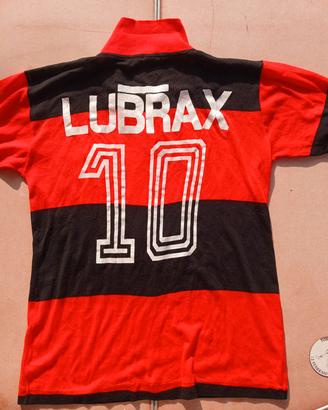 Maglia Zico Flamenco anni 80,autografo 