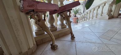 Elegante Coppia di Consolle da Muro in Stile Rococ