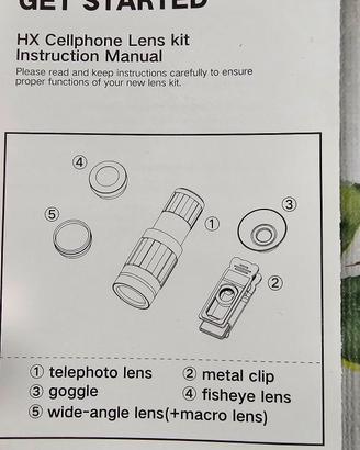 obiettivo per smartphone 