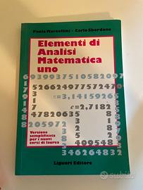 Libro Elementi di Analisi Matematica uno