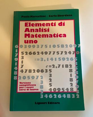 Libro Elementi di Analisi Matematica uno