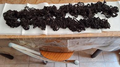 Sciarpa riccia di lana a rete anche su commissione