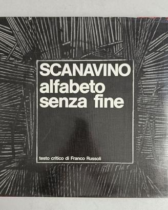 Box libro EMILIO SCANAVINO Alfabeto senza fine