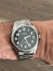 Orologio Capital Solo Tempo Uomo Quadrante Nero