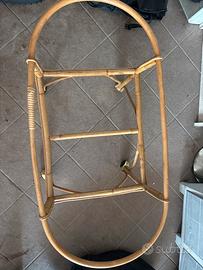 Porta culla in vimini