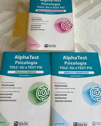 AlphaTest Psicologia TOLC-SU e TEST PSI
