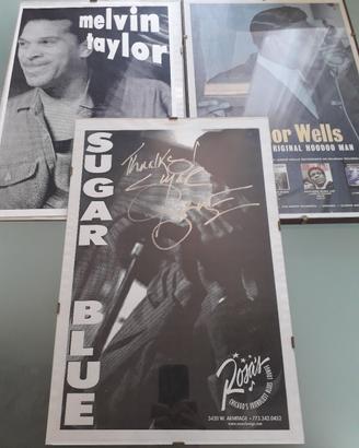 Tre poster Blues Jazz