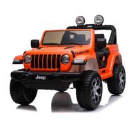 Jeep RUBICON 12V Arancio auto macchina elettrica