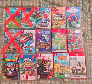 Giochi Nintendo switch: pokemon, zelda, mario...