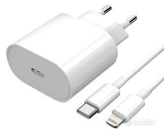 CARICATORE RAPIDO + CAVO 8 PIN Per APPLE IPHONE