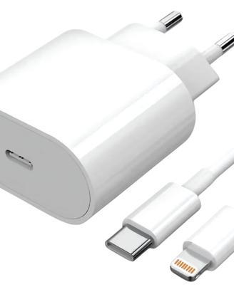 CARICATORE RAPIDO + CAVO 8 PIN Per APPLE IPHONE