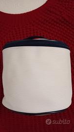 Beauty case bianco/blu ClassicOxigeneFashion nuovo