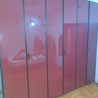 Armadio 6 ante laccato rosso lucido 