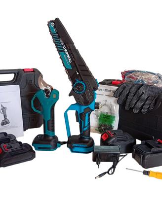 Motosega a batteria+ Forbici potatura a batteria 