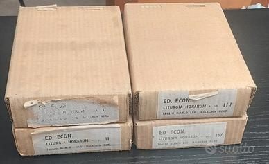 Liturgia Horarum 4 Volumi con Scatole Originali