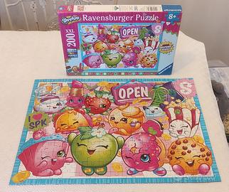 3 PUZZLE 200 PEZZI - SHOPKINS E ANIMALI