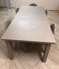 Set Tavolo giardino con Sedie