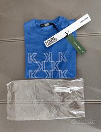 Karl Lagerfeld t-shirt originale taglia XS, NUOVA 