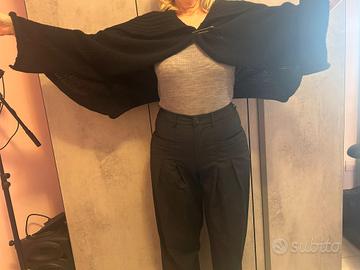  Coprispalle nero con maniche  Imperial