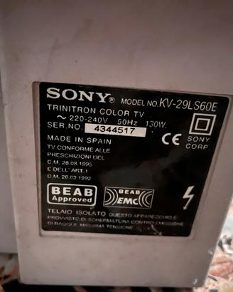 Tv sony trinitron
