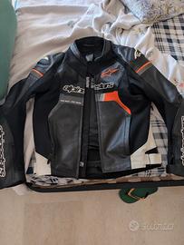 Giacca in pelle alpinestars GP Force