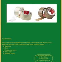 36 rotoli di scotch trasparente - avana