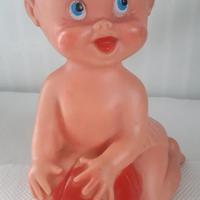 Bambino Ledra in gomma anni 60 Altezza 18 cm