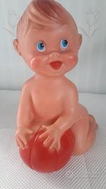 Bambino Ledra in gomma anni 60 Altezza 18 cm
