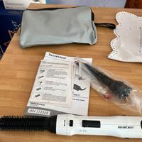 Spazzola arricciacapelli con due attacchi