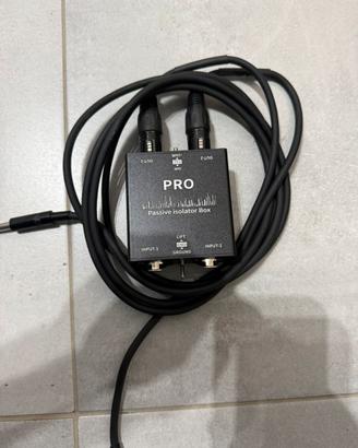 Isolatore Audio PRO 2 Canali + Cavi Cordial