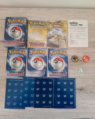 Lotto set mazzo introduttivo Pokemon TCG anno 1999
