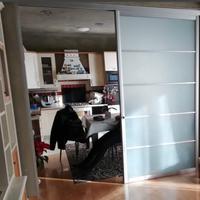 porta scorrevole 2 ante