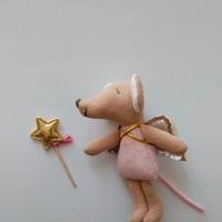 Peluche bambola topo Simile Maileg casa bambole