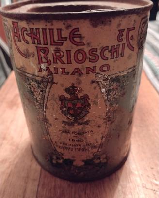 Antica Scatola di Latta Brioschi