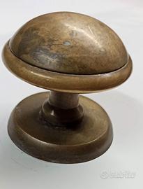 Vintage Pomolo pomello in ottone per porta portone