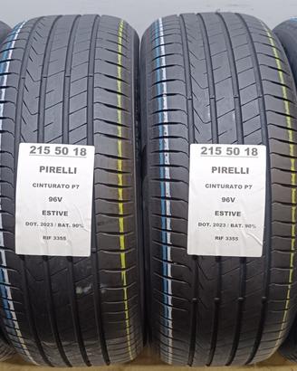 4 GOMME 215 50 18 PIRELLI RIF3355