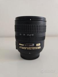 Obiettivo Nikon 18-70mm leggere descrizione