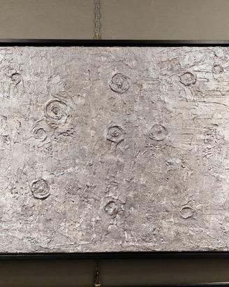 Quadro "ARGENTEA LUNA" 70x50 certificato + cornice