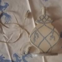 piccola base lampada in legno di balsa