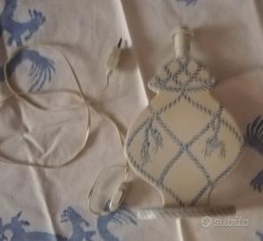 piccola base lampada in legno di balsa