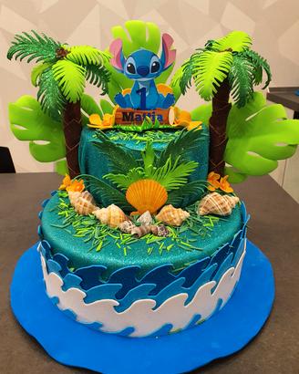 Torta Scenografica  Festa Compleanno  Stitch